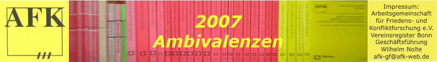 2007
Ambivalenzen